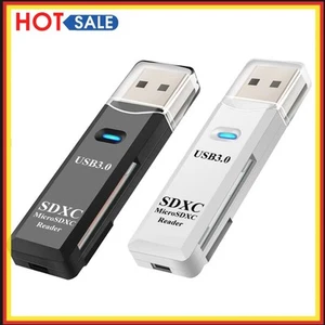 2 in 1 TF Card Reader USB 3.0 Adapter Drive Free Card Reader Memory Secure - Bild 1 von 12