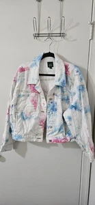 Teen/Pre-teen Tie Dye Jean Jacket - Picture 1 of 9