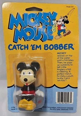 Zebco Walt Disney Mickey Mouse Catch 'em Bobber Pesca Nuevo en Paquete De Colección Hong Kong  Foto 1 de 4