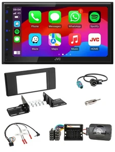 JVC Bluetooth 2DIN Lenkrad DAB USB Autoradio für BMW X5 E53 2000-2006 - Bild 1 von 12