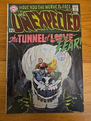 UNEXPECTED 113 V1 DC COMICS 1969! CLASSIC NEAL ADAMS SKULL COVER - Image 1 of 3