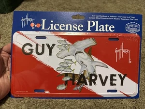 NEW SEALED Guy Harvey License Plate HAMMERHEAD Shark SCUBA FISHING BOATING (i) - Picture 1 of 2