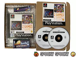 Motor Toon Grand Prix 2 / Gran Turismo PS1 2 Games - UK PAL VGC - Tracked - Picture 1 of 13