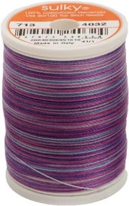SULKY 100% Egyptian Cotton Blendables IRIS Sewing Thread 12WT 330YD - Picture 1 of 1