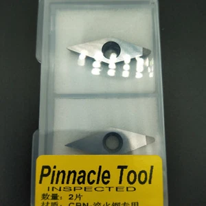 2 pieces of VCGT160408 CBN carbide insert turning inserts for steel processing - Picture 1 of 6