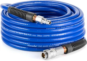 Tubo per Aria Compressa in PVC 6/12 Mm, Lunghezza 10 M, Attacco Rapido & Innesto - Foto 1 di 12