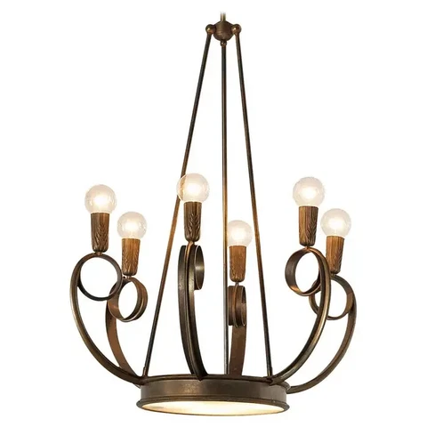 antique brass chandeliers Fixtures light home decor Cover