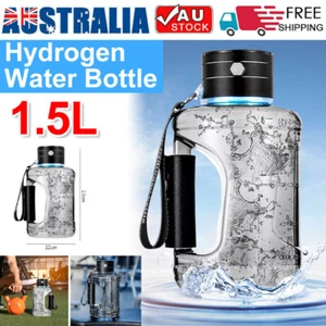 1.5L High-Capacity Rechargeable Hydrogen Water Bottle Travel Sport Ready AU - Picture 1 of 8