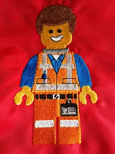 Personalisiert Lego Emmet Schule/PE/Fitnessstudio/Baby/Kordelzugbeutel - Bild 1 von 1