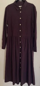 Toast Check Shirt Dress Sz12 - Picture 1 of 7