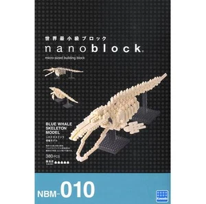 Kawada Nanoblock NBM-010 Blue Whale Skeleton Model 380pcs - Picture 1 of 1