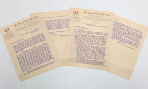 Clara Barton SIGNED AUTOGRAPH 2x letters Spanish-American War Red Cross 1898 - Picture 1 of 3
