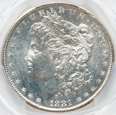 Morgan Silver Dollar 1881-S, PCGS MS-64 PL! Nice looking coin! - Image 1 of 4