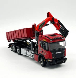 Scania G normal riged truck hooklift system with Palfinger PK370TEC , WSI models - Picture 1 of 10