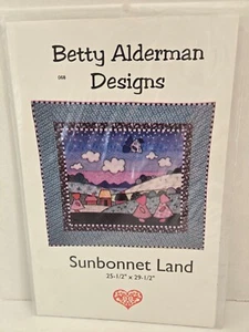 Sunbonnet Land Applique Quilt Pattern Betty Alderman Designs #068 Sunbonnet Sue - Picture 1 of 4