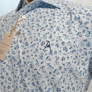 NEW PETER MILLAR GOLF POLO SUMMER COMFORT S Ace Austin F1 Club Logo - Picture 1 of 5