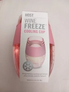 Host Wine Freeze Cooling Cup - Translucent Pink - Picture 1 of 4