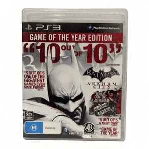 Batman Arkham City : Game of the Year Edition PlayStation 3 PS3 Region 4 - Imagen 1 de 3