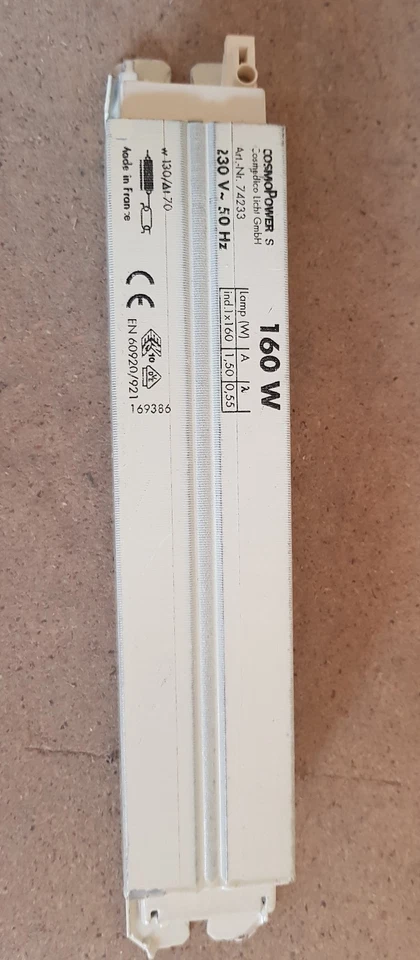 Ergoline Ersatzteile  Vorschaltgerät  450-700 Classic Avantgarde   Porta de sol  - Bild 1 von 1