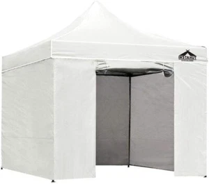 3x3M Gazebo, Pop Up Camping Tent Marquee Folding White Gazebos Garden Outdoor W - Picture 1 of 6