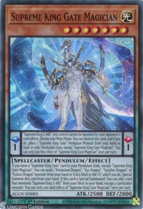 AGOV-EN001 Supreme King Gate Magician :: Super Rare 1st Edition YuGiOh Card