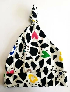 DVF GAP Baby Girls Boys Hat 0-3 Months MULTI Tribal Safari Jersey Knot Unisex - Picture 1 of 3