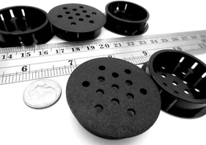 1.5" Hole Fit - Vented Hole Plug Fits 1.5" Hole 1/8" Panel - Durable! Free Ship! - Picture 1 of 12