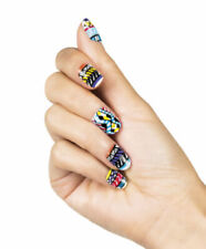 Tips multicolore per unghie finte per manicure e pedicure