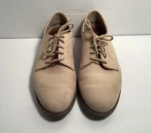 Rockport Shoes, Womens Suede Slovenia Oxfords, Beige, Size 8, Preppy Academia. - Picture 1 of 5