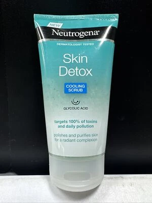Neutrogena Skin Detox Cooling Scrub With Glycolic Acid 150ml Exp.01/27 Brand New - Image 1 of 4