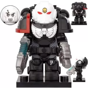 Space Marine Minifigure Raven Guard 40k New BLOCK - Picture 1 of 2