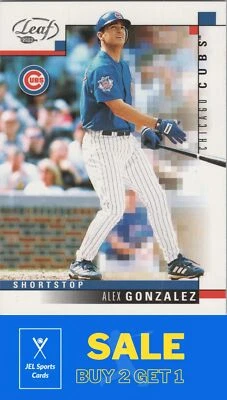 2003 Leaf #139 Alex Gonzalez - Image 1 of 2