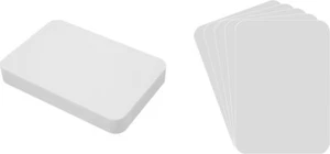 (25) Trading CCG Index Divider Cards - 2-11/16"x3-13/16" - White Standard 20mil - Picture 1 of 2