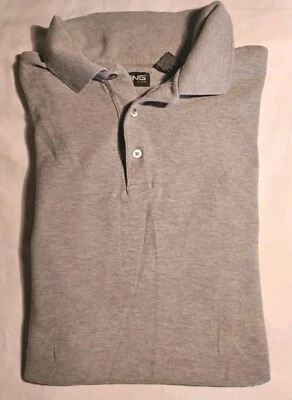 Men's PING Golf ⛳ Gray Soft Cotton Knit Pullover Long Sleeve Polo Shirt XL NWOT - Image 1 of 4