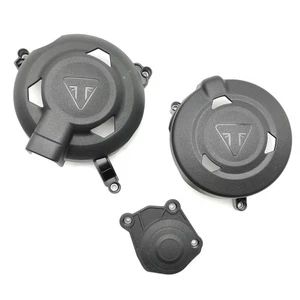 Set Coperchi Motore, Neri, Originali, Triumph Trident 660 / Tiger Sport 660 - Foto 1 di 2