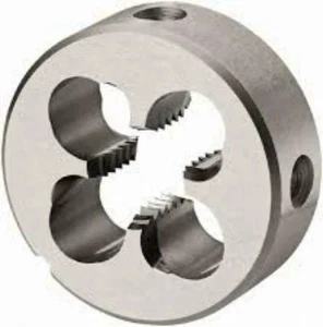 HQ UNC THREADING CIRCULAR SPLIT DIES 1-5/8", 5TPI, OD 3" HIGH SPEED STEEL -RH - Picture 1 of 2