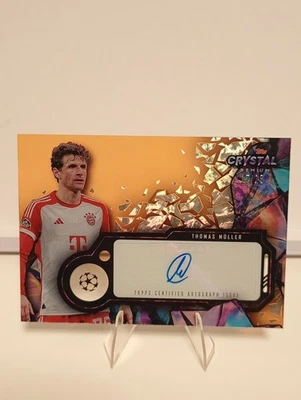 Topps Crystal Premium UCL  Thomas Müller FC Bayern München Auto /25 - Bild 1 von 4