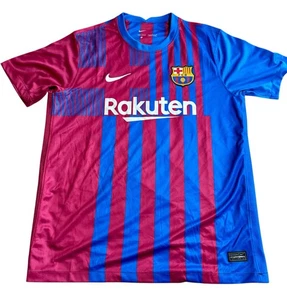 FC Barcelona 2021/2022 Home Stadium Fan Jersey Men’s Large New With Tags - Picture 1 of 14