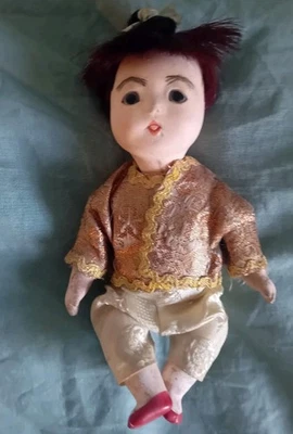 Ravissant Bébé chinois, asiatique pour poupée ancienne Jumeau, bru, sfbj, - Photo 1/2