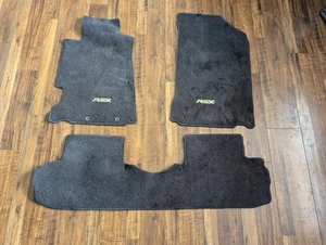OEM 2002-2006 Acura RSX Black Gold Floor Mat Set Carpet Front Rear Complete - Picture 1 of 8