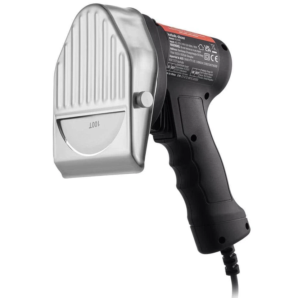 VEVOR Electric Shawarma Knife Turkish Doner Kebab Meat Gyro Cutter with 2 Blades