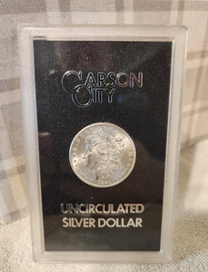 Dólar de plata Carson City Morgan 1884 CC brillante tesoro GSA sin circular - Imagen 1 de 4