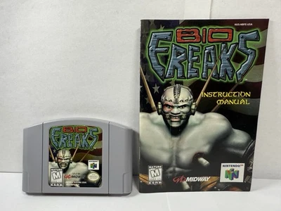 Bio Freaks (Nintendo 64, 1998) N64 With Manual AUTHENTIC TESTED! - Image 1 of 4