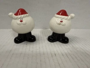 Juego de coctelera de sal y pimienta vintage Holt Howard Santa muñeco de nieve hecho en Japón - Imagen 1 de 14