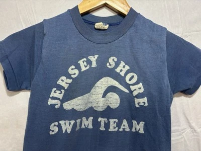 Vintage Jersey Shore NJ PA Shirt Single Stitch Blue Faded Worn Kid Child Boy 10 - Image 1 of 4