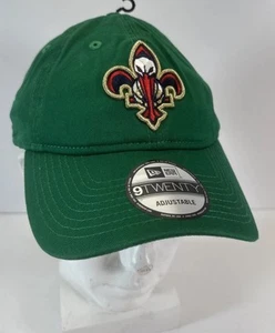 New Era 9Twenty New Orleans Pelicans Strapback Green Hat Cap New With Tags - Picture 1 of 9