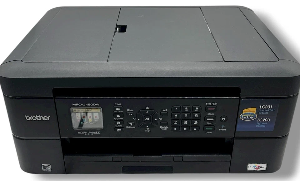 Brother MFC-J480DW All in One Inkjet Work Smart Printer Scanner Copier Tested - Image 1 of 4