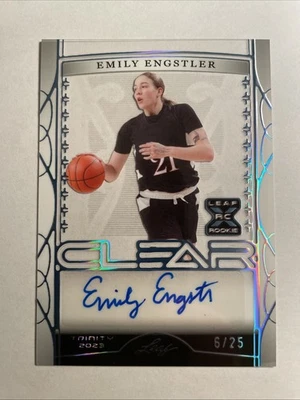 2023 Leaf Trinity Clear Emily Engstler Auto 6/25 # CA-EE1 Rookie RC Mystics Card - Image 1 of 3