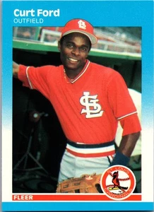 1987 Fleer #294 Curt Ford - Picture 1 of 2