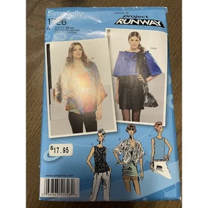 SIMPLICITY # 1726 LADIES KIMONO TOP JACKET CAPELET PURSE PATTERN Sz XS-XXL UNCUT - Picture 1 of 3